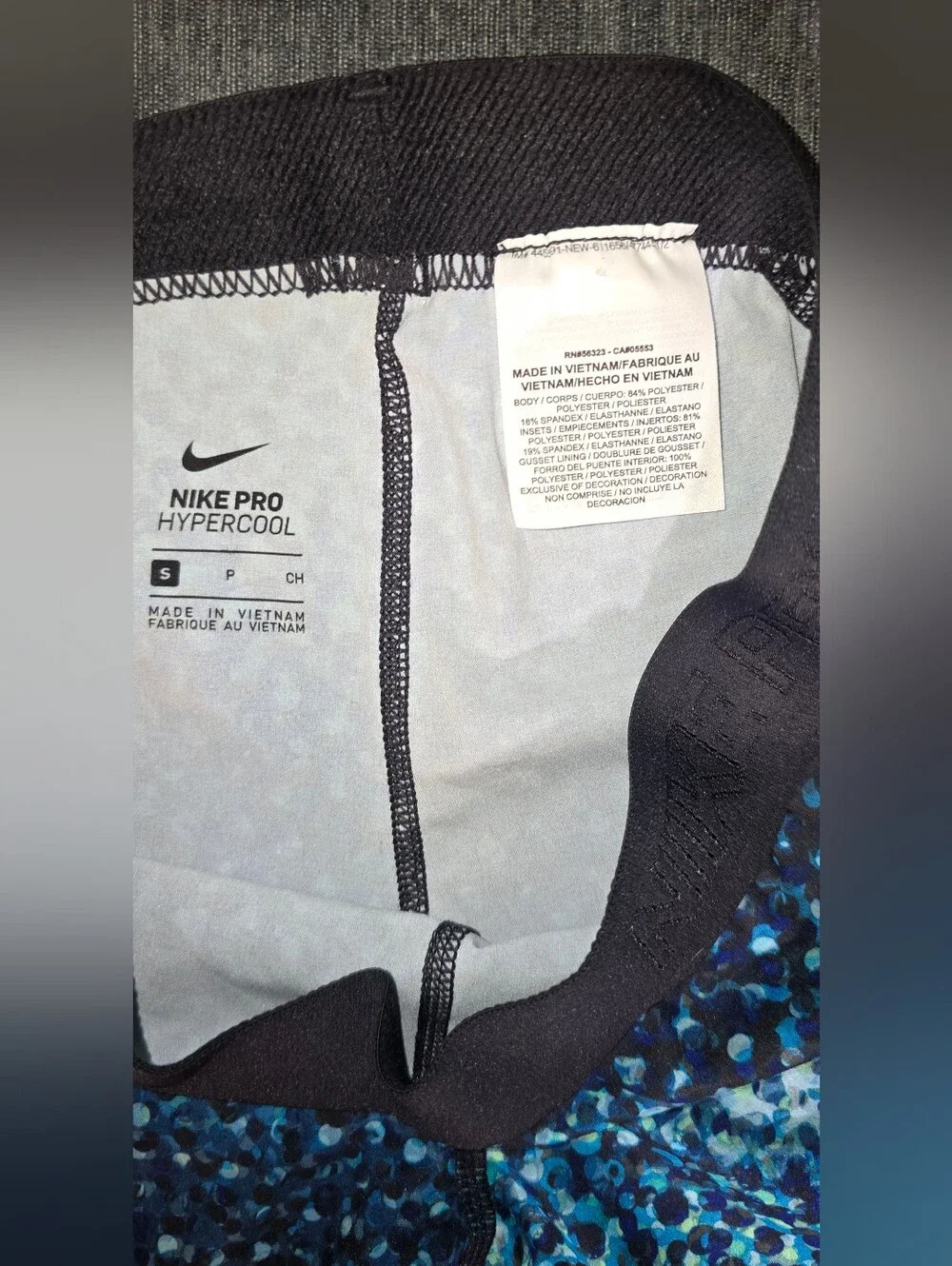 Nike Pro Hypercool Kaleidoscope Leggings Small Like New Running